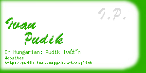 ivan pudik business card